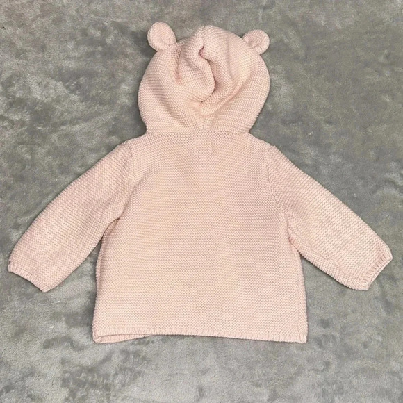 GAP - Brannan Pink Bear sweater. 0-3 months - Picture 3 of 3